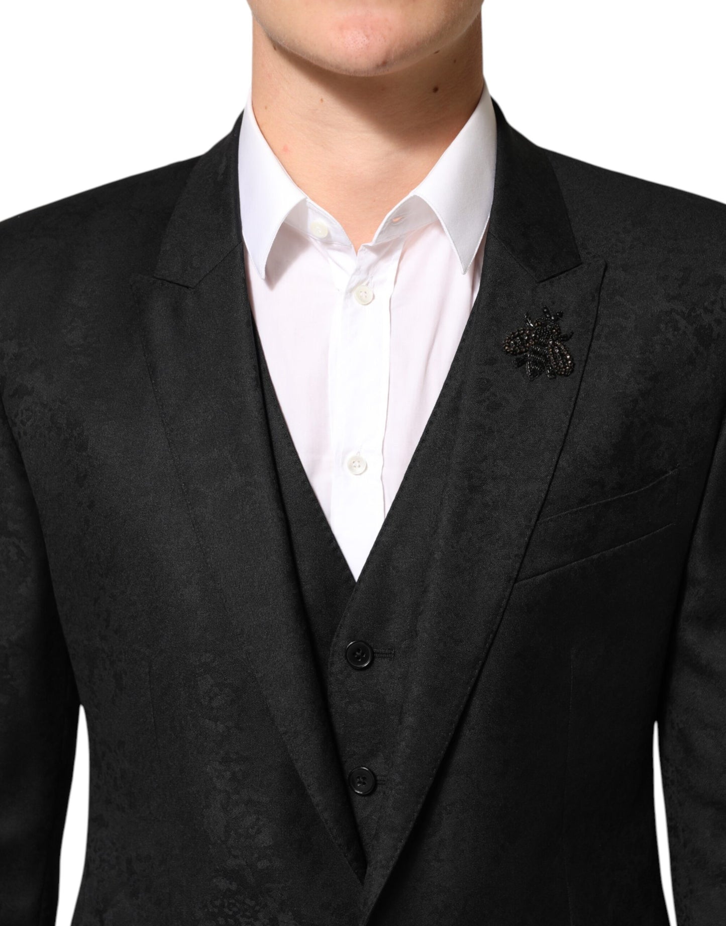 Dolce & Gabbana Black MARTINI 2 Buttons Suit 3 Piece Suit Mens Suit