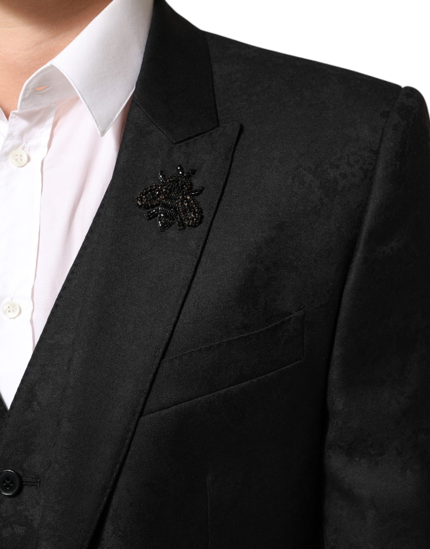 Dolce & Gabbana Black MARTINI 2 Buttons Suit 3 Piece Suit Mens Suit