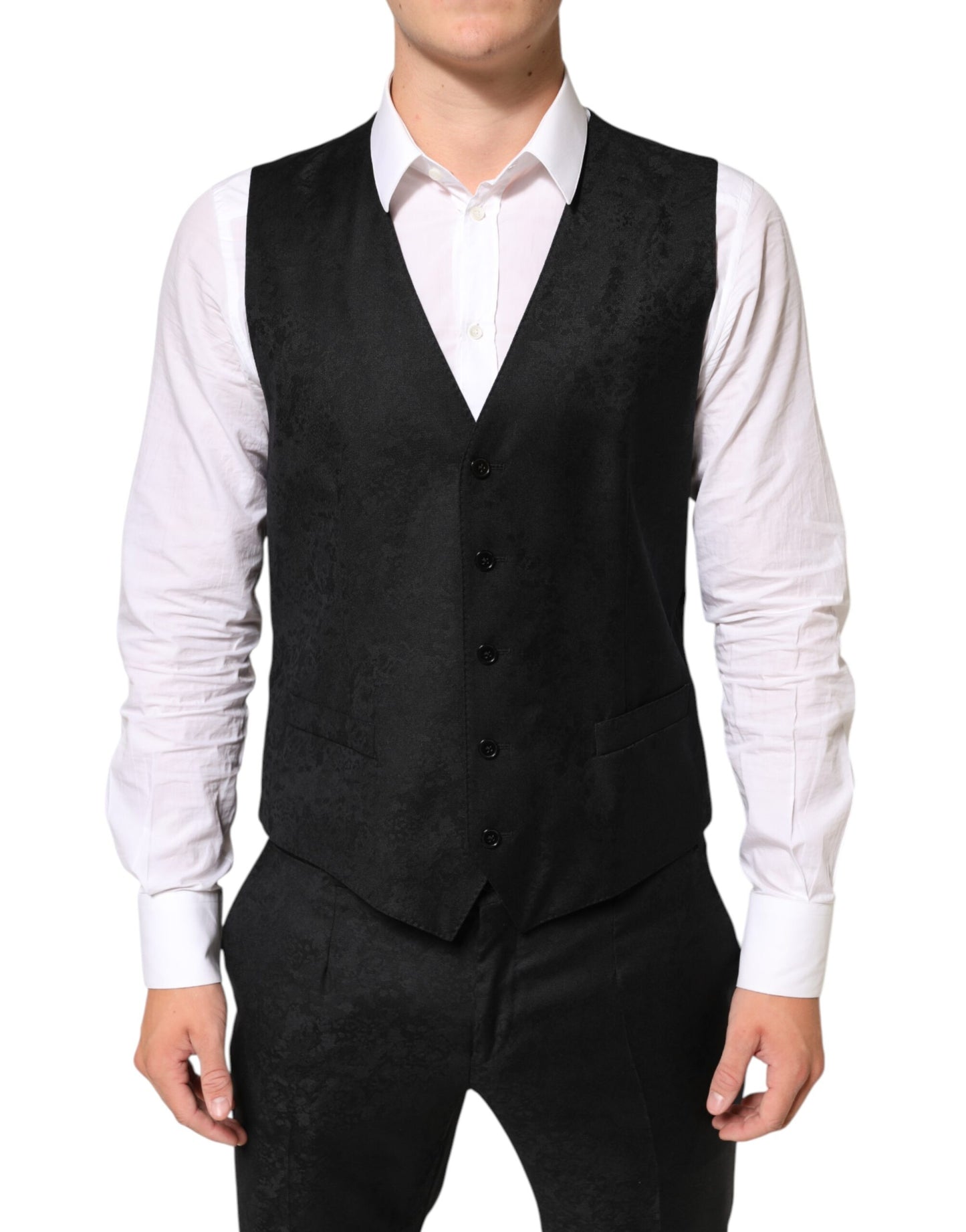 Dolce & Gabbana Black MARTINI 2 Buttons Suit 3 Piece Suit Mens Suit