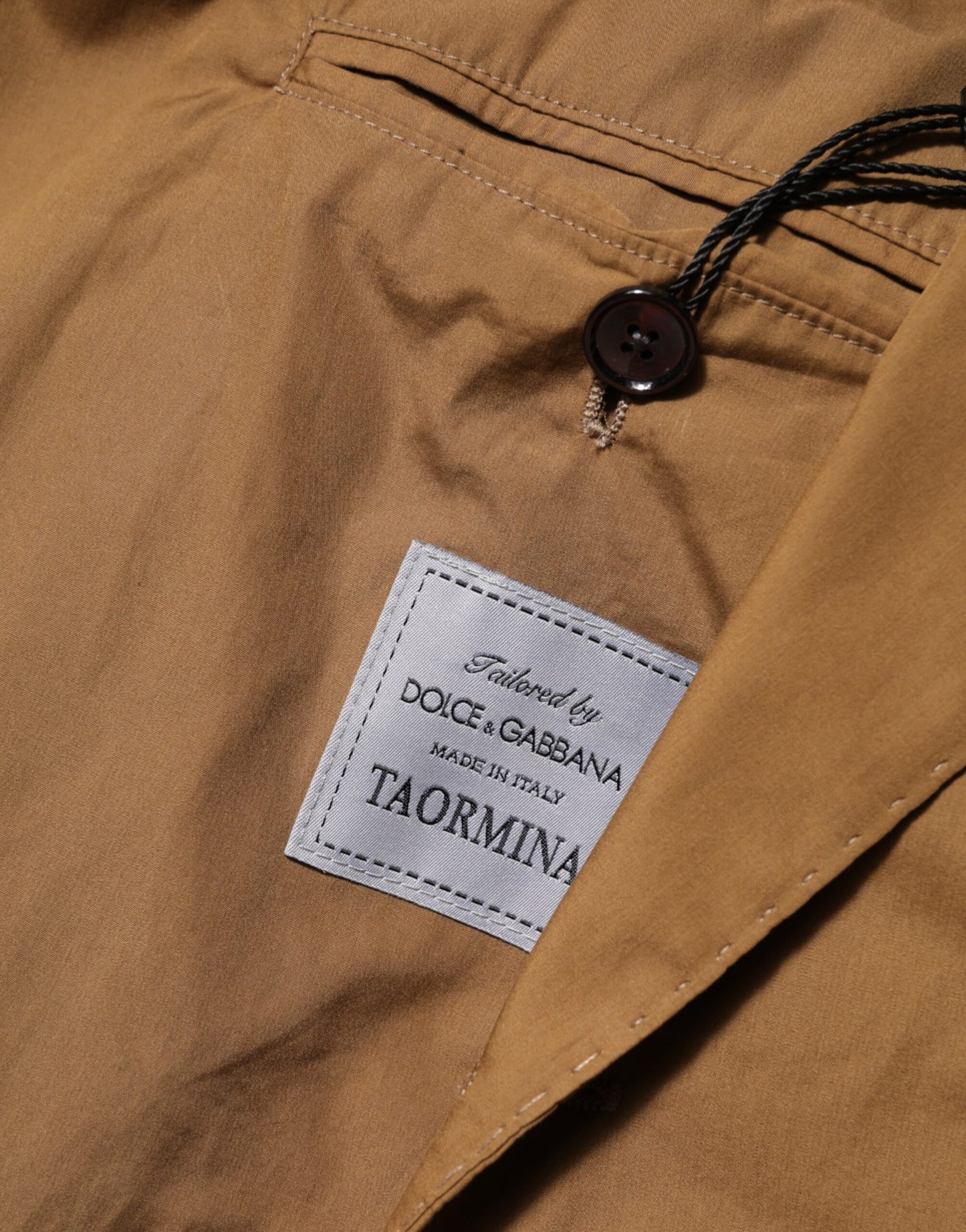 Dolce & Gabbana Brown TAORMINA Double-Breasted 2 Piece Suit Mens Suit