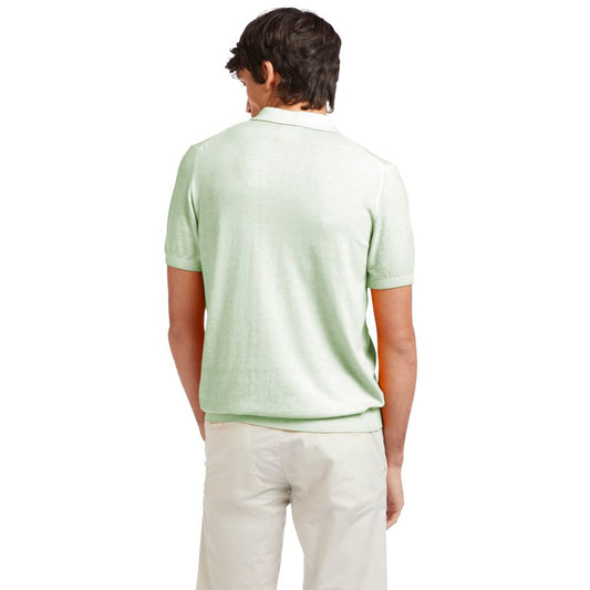 AT.P.CO Green Cotton Polo Shirt Mens T-Shirt