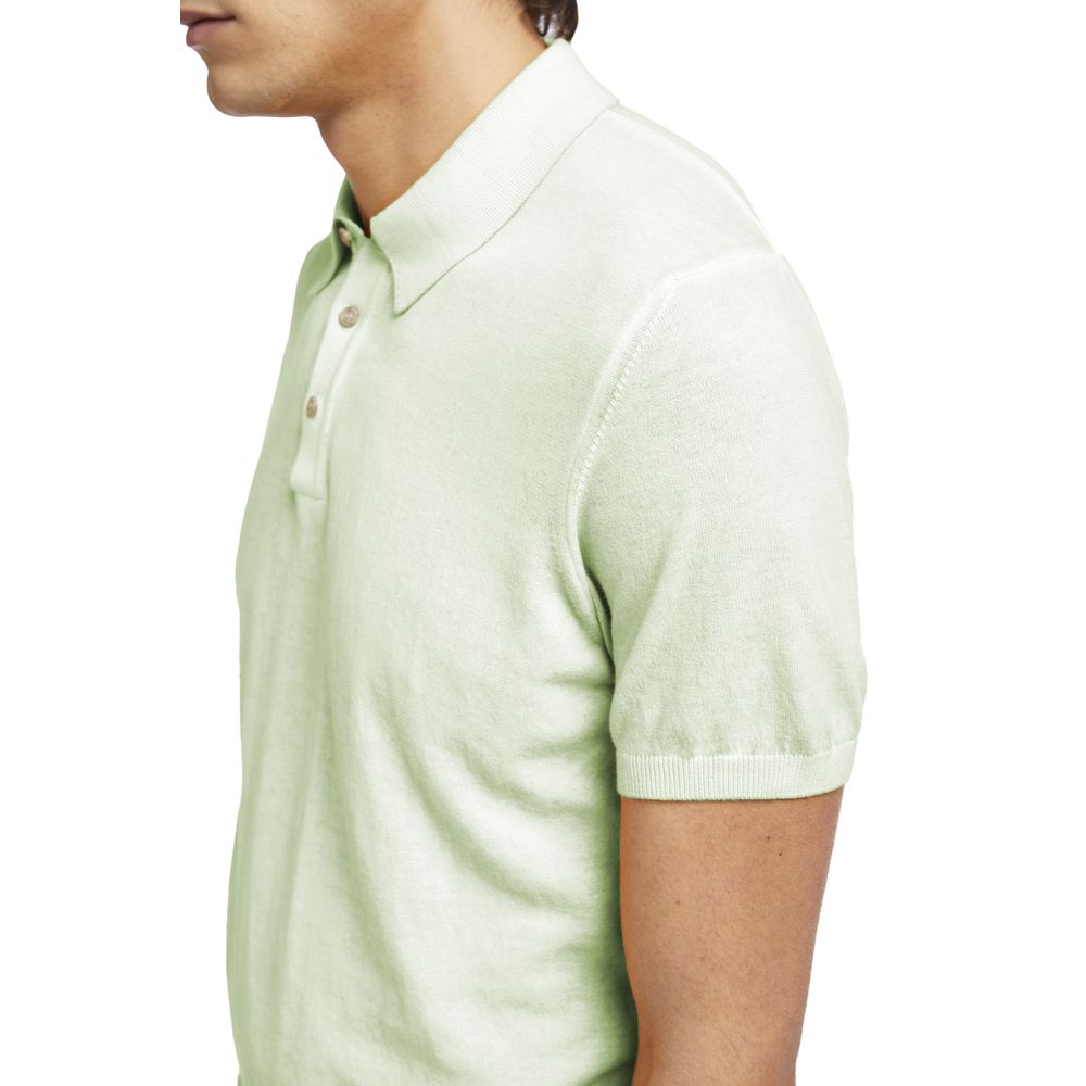 AT.P.CO Green Cotton Polo Shirt Mens T-Shirt