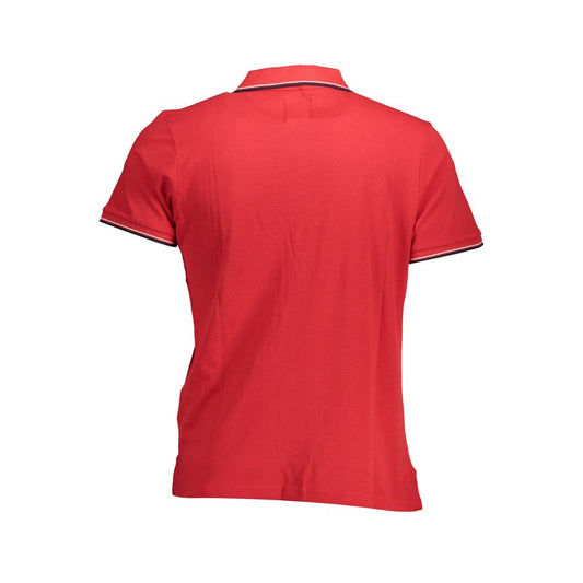 Gianmarco Venturi Red Cotton Polo Shirt Mens T-Shirt