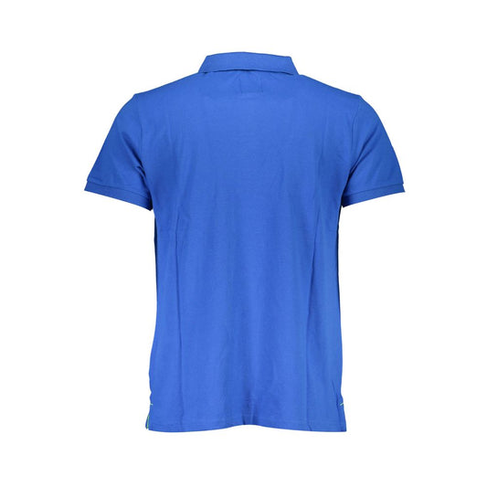 Gianmarco Venturi Blue Cotton Polo Shirt Mens T-Shirt