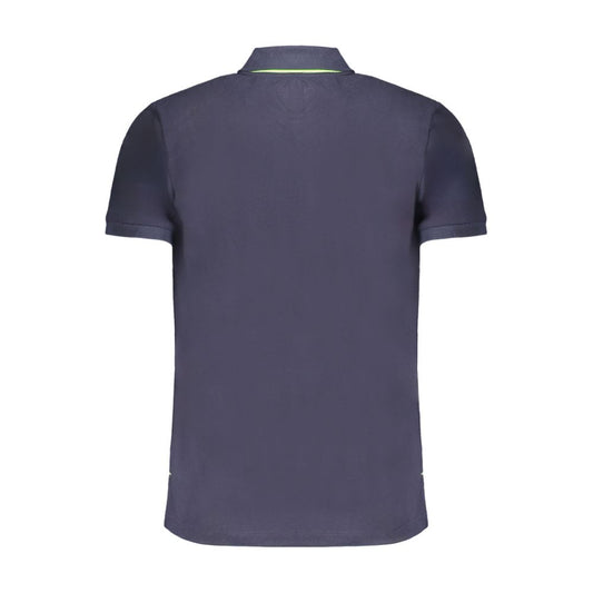 Gianmarco Venturi Blue Cotton Polo Shirt