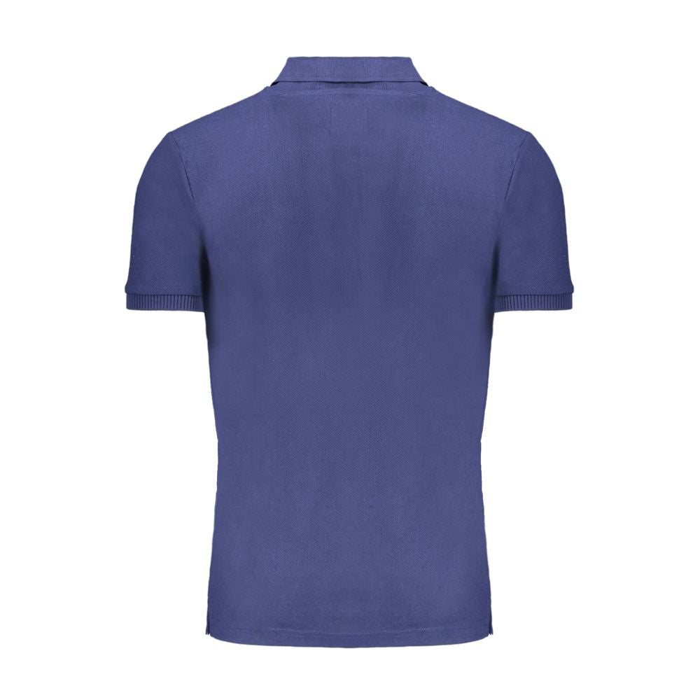 Gianmarco Venturi Blue Cotton Polo Shirt Mens T-Shirt