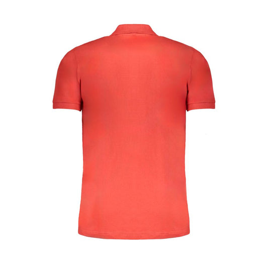 Gianmarco Venturi Red Cotton Polo Shirt Mens T-Shirt