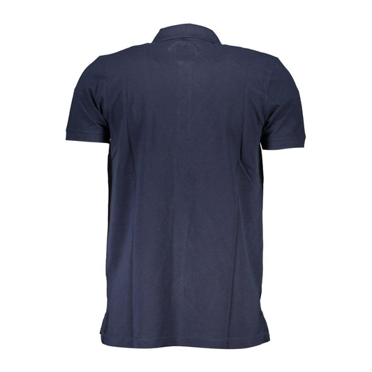 Gianmarco Venturi Blue Cotton Polo Shirt Mens T-Shirt