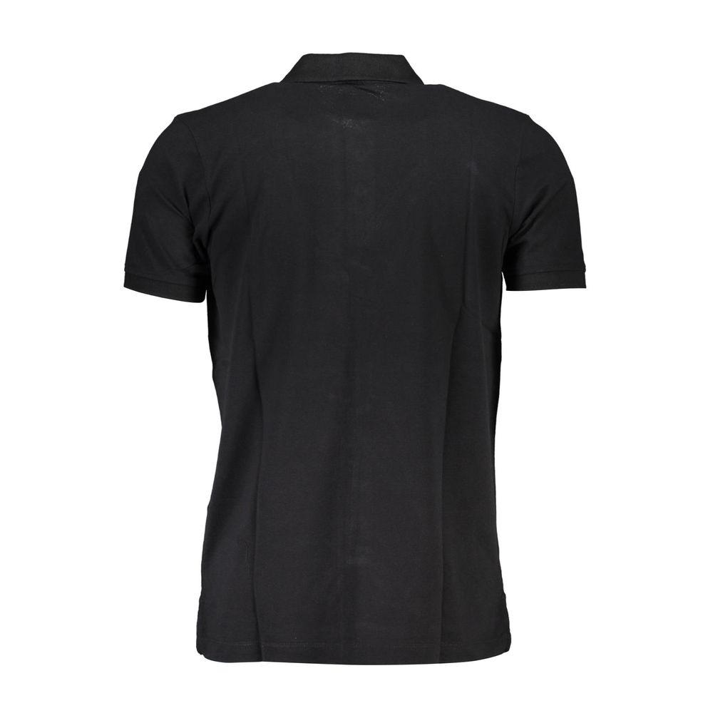 Gianmarco Venturi Black Cotton Polo Shirt Mens T-Shirt