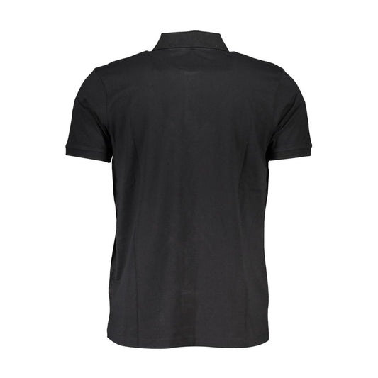 Gianmarco Venturi Black Cotton Polo Shirt Mens T-Shirt