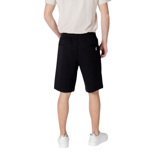 Armani Exchange Black Cotton Bermuda Shorts Mens Shorts