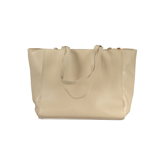 Laura Biagiotti Beige Pvc Handbag
