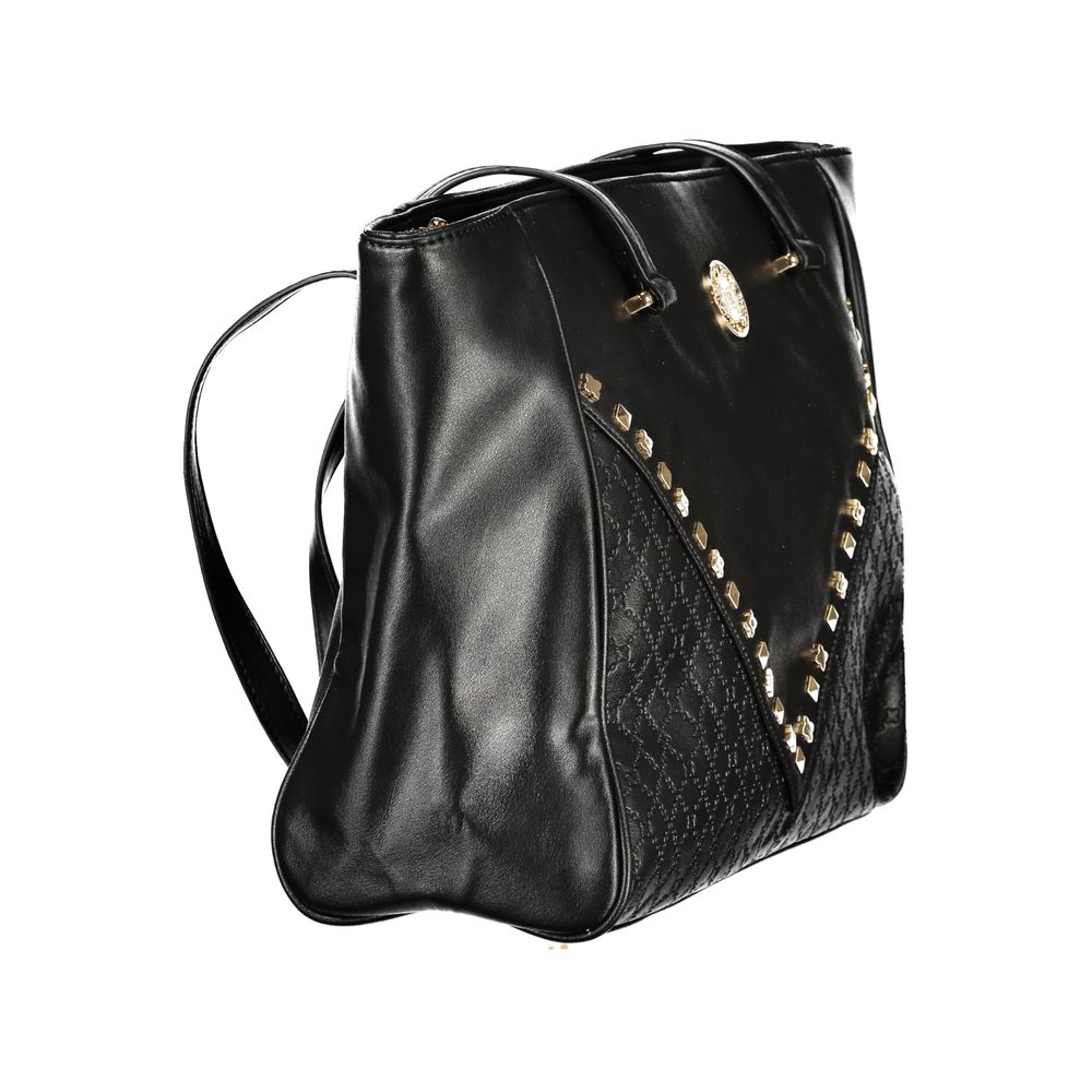 Laura Biagiotti Black Pvc Handbag