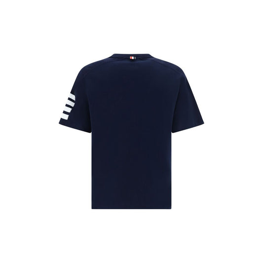 Thom Browne Blue Cotton T-Shirt Mens T-Shirt