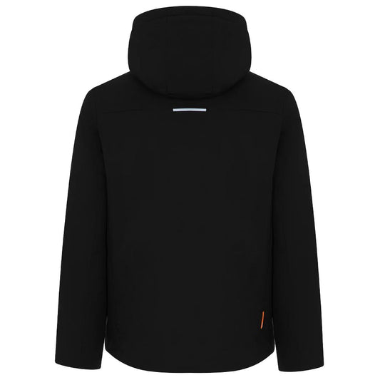 Suns Black Polyester Jackets & Coat Mens Jacket