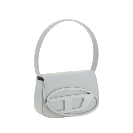 Diesel White Calf Leather Bos Taurus Shoulder Bag Womens Shoulder Bag
