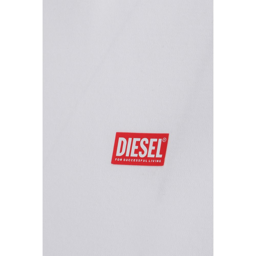 Diesel White Cotton T-Shirt Mens T-Shirt