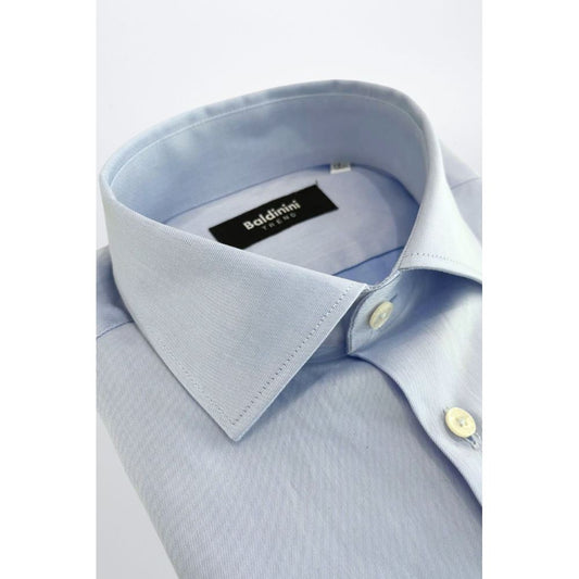 Baldinini Trend Light Blue Cotton Shirt