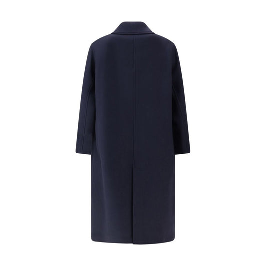 Sunflower Blue Fleece Wool Coat Mens Jacket