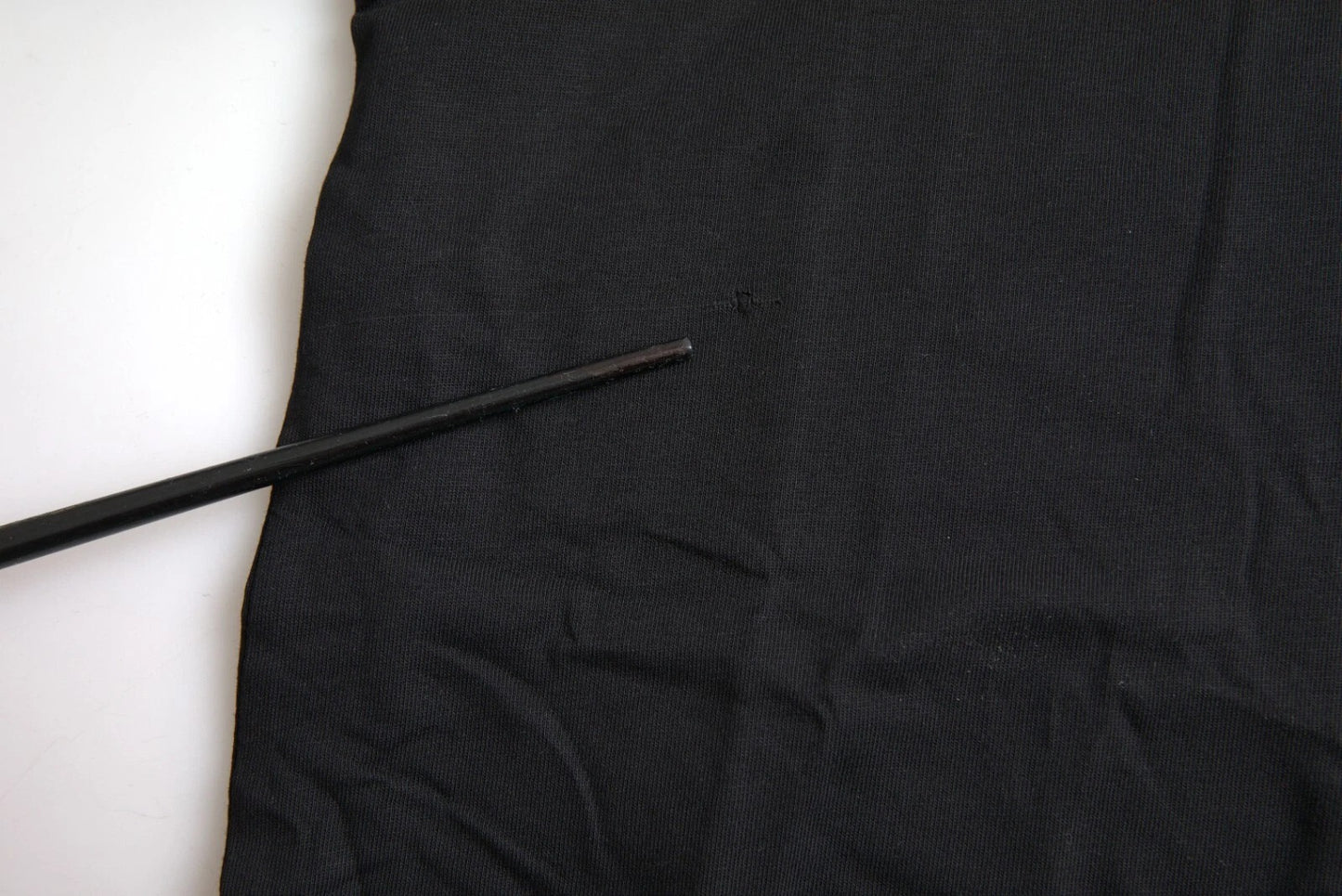 Balenciaga Black Cotton Logo Print Crew Neck Short Sleeves T-shirt Mens T-Shirt