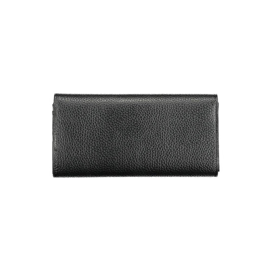 Mario Valentino Black Polyethylene Wallet Womens Wallet