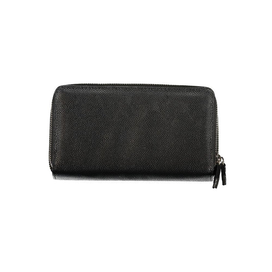 Mario Valentino Black Polyethylene Wallet Womens Wallet