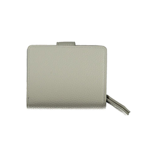 Mario Valentino Gray Polyethylene Wallet Womens Wallet