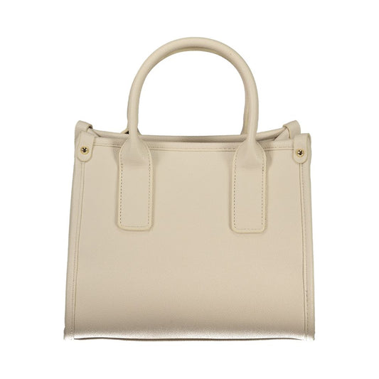 Mario Valentino Beige Polyethylene Handbag