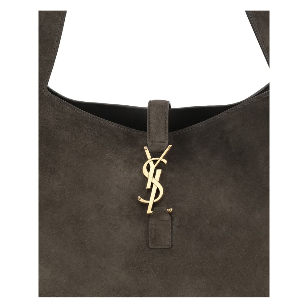 Saint Laurent Brown Calf Leather Bos Taurus Shoulder Bag Womens Shoulder Bag