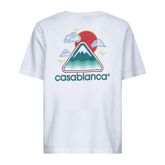 Casablanca White Cotton Men's T-Shirt