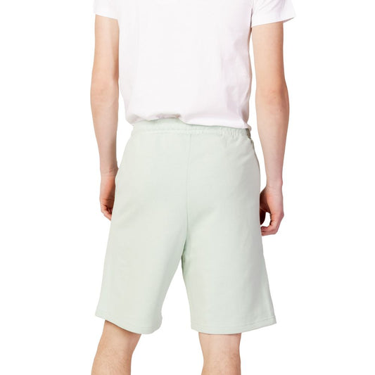 Fila Green Cotton Bermuda Shorts Mens Shorts