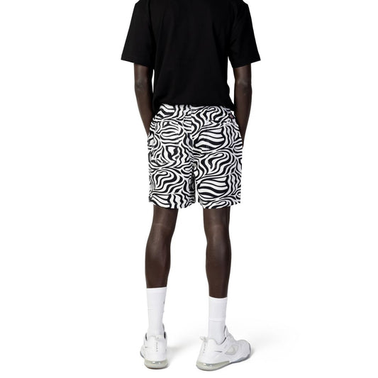 Dickies Black And White Recycled Polyester Bermuda Shorts Mens Shorts