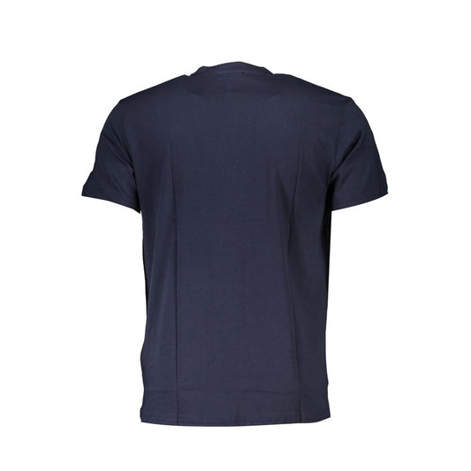Cavalli Class Blue Cotton T-Shirt Mens T-Shirt