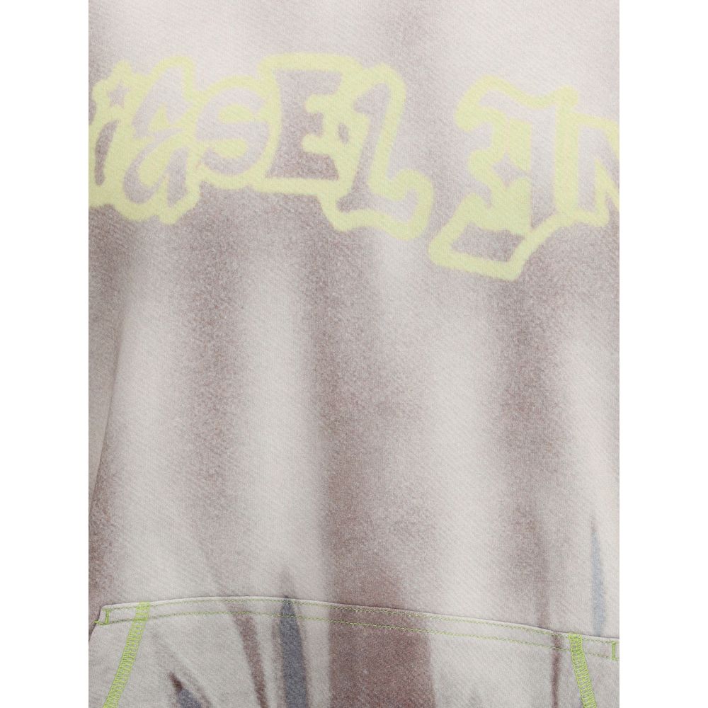 Diesel Gray Cotton Sweatshirt Mens Sweater