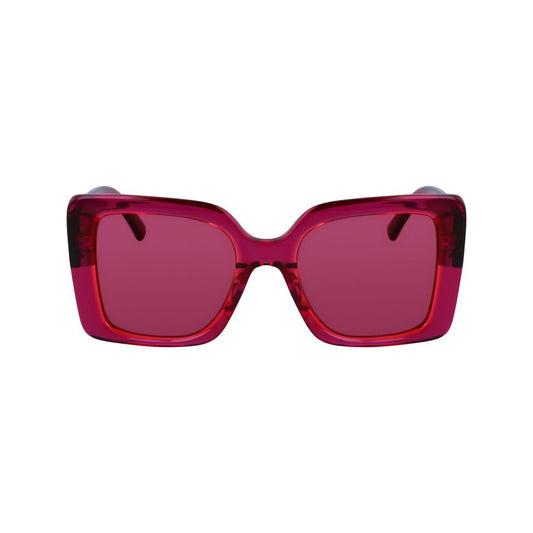Karl Lagerfeld Red Acetate Sunglasses