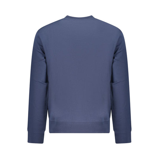 Hugo Boss Blue Cotton Men Sweater