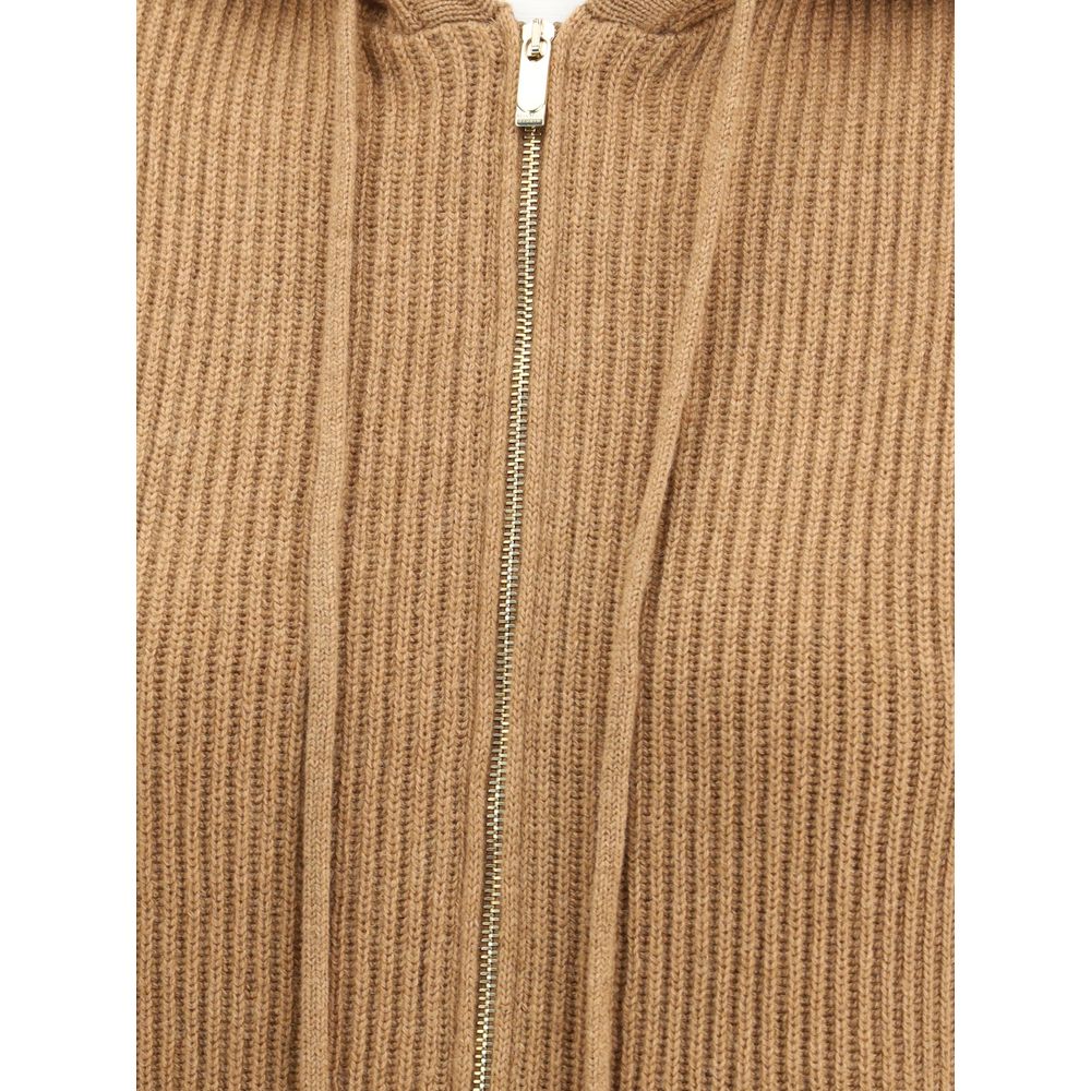 Max Mara Brown Wool Sweatshirt