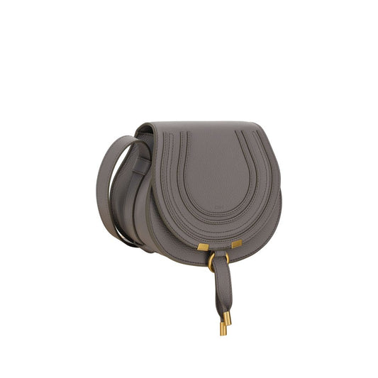 Chloé Gray Calf Leather Bos Taurus Shoulder Bag Womens Shoulder Bag