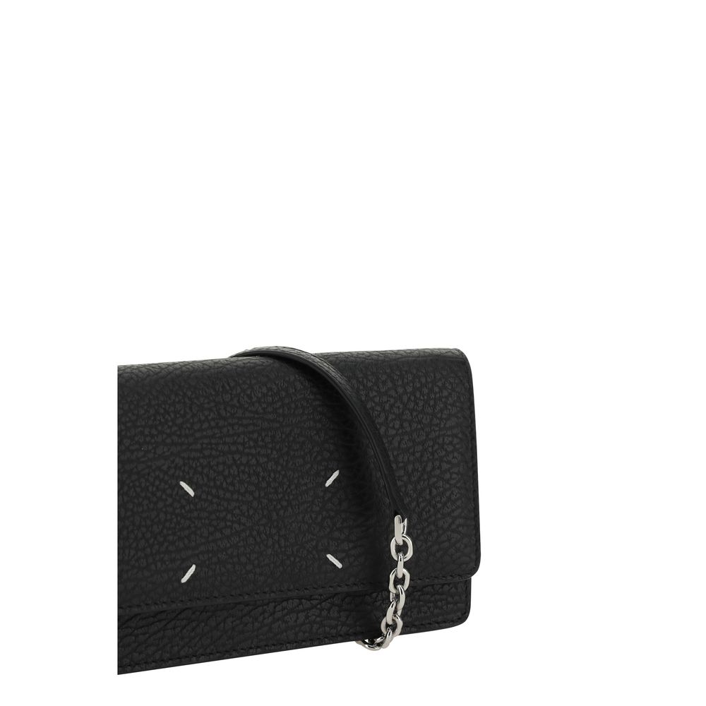 Margiela Black Calf Leather Bos Taurus Wallet Womens Wallet