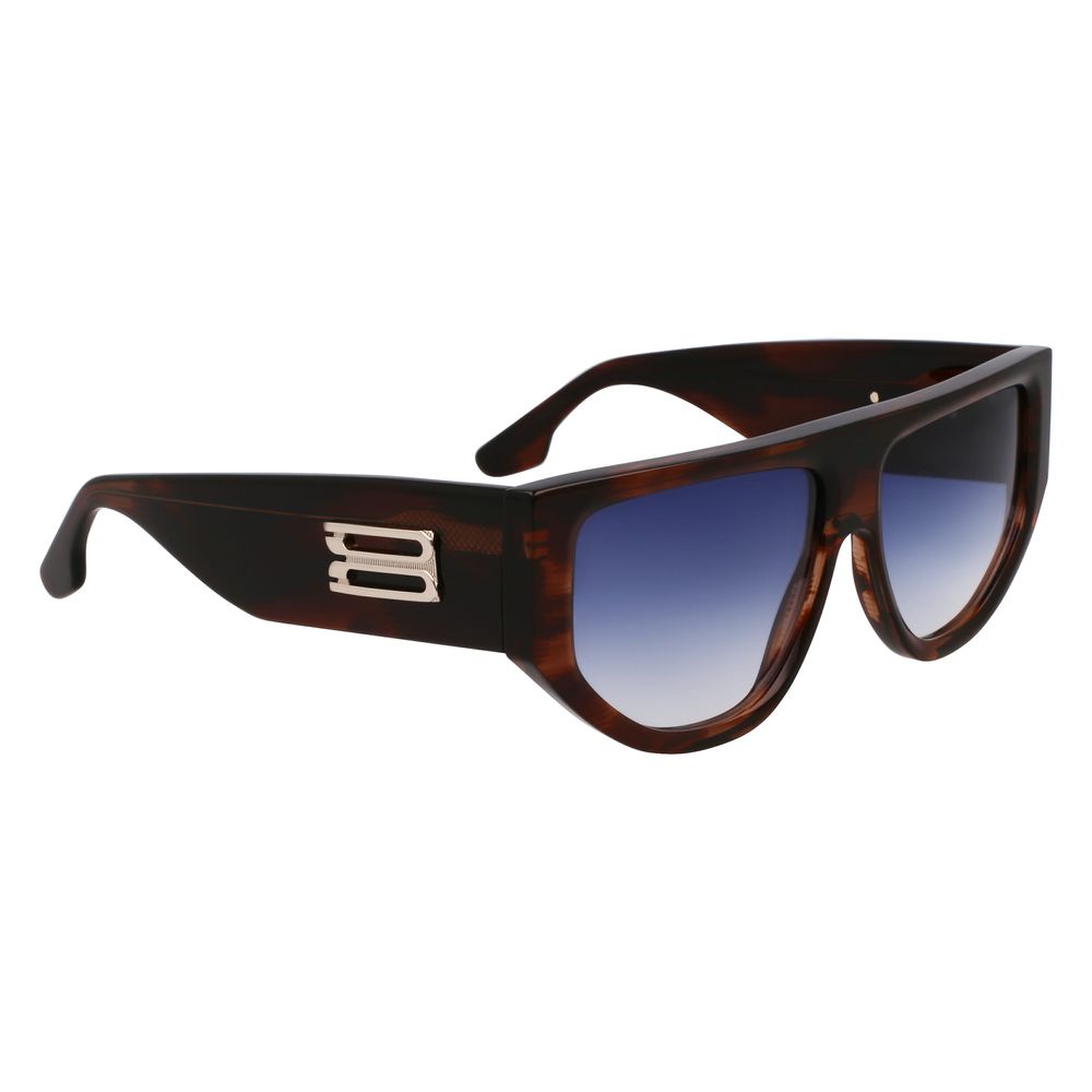 Victoria Beckham Brown Acetate Sunglasses