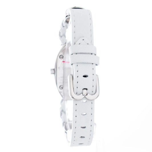 Laura Biagiotti White Leather Dress Watch