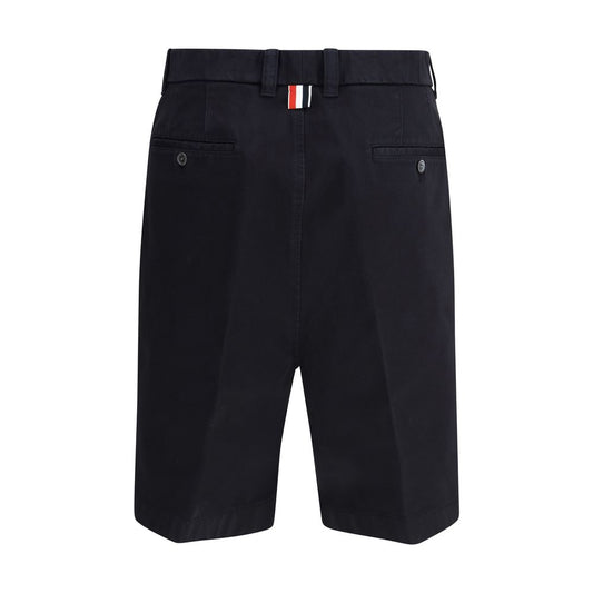 Thom Browne Blue Polyester Bermuda Shorts Mens Shorts