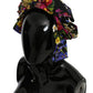 Dolce & Gabbana Elegant Floral Silk Headband Diadem Tiara