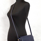 Burberry Grace Small Regency Blue Smooth Leather Flap Crossbody Handbag Purse