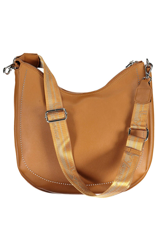 BYBLOS Chic Brown Handbag with Contrasting Details