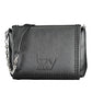 BYBLOS Elegant Chain-Handle Black Shoulder Bag