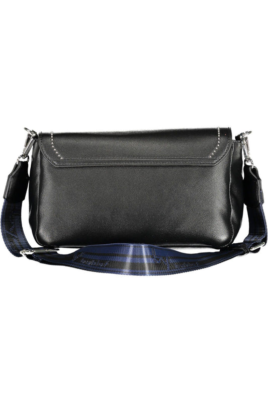 BYBLOS Elegant Black Contrasting Detail Handbag