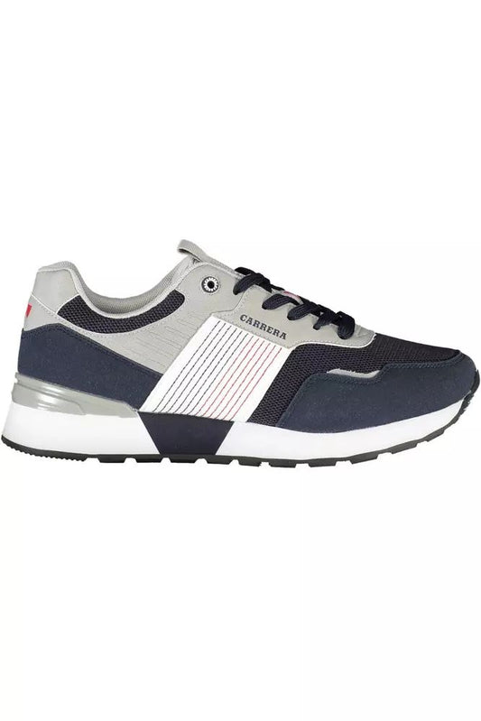 Carrera Sleek Blue Sneakers with Contrasting Details