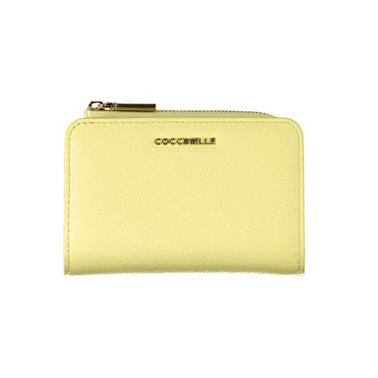 Coccinelle Yellow Leather Wallet