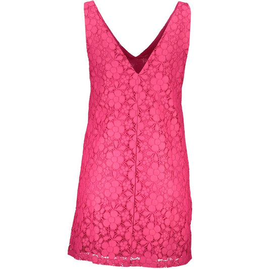 Desigual Pink Viscose Dress